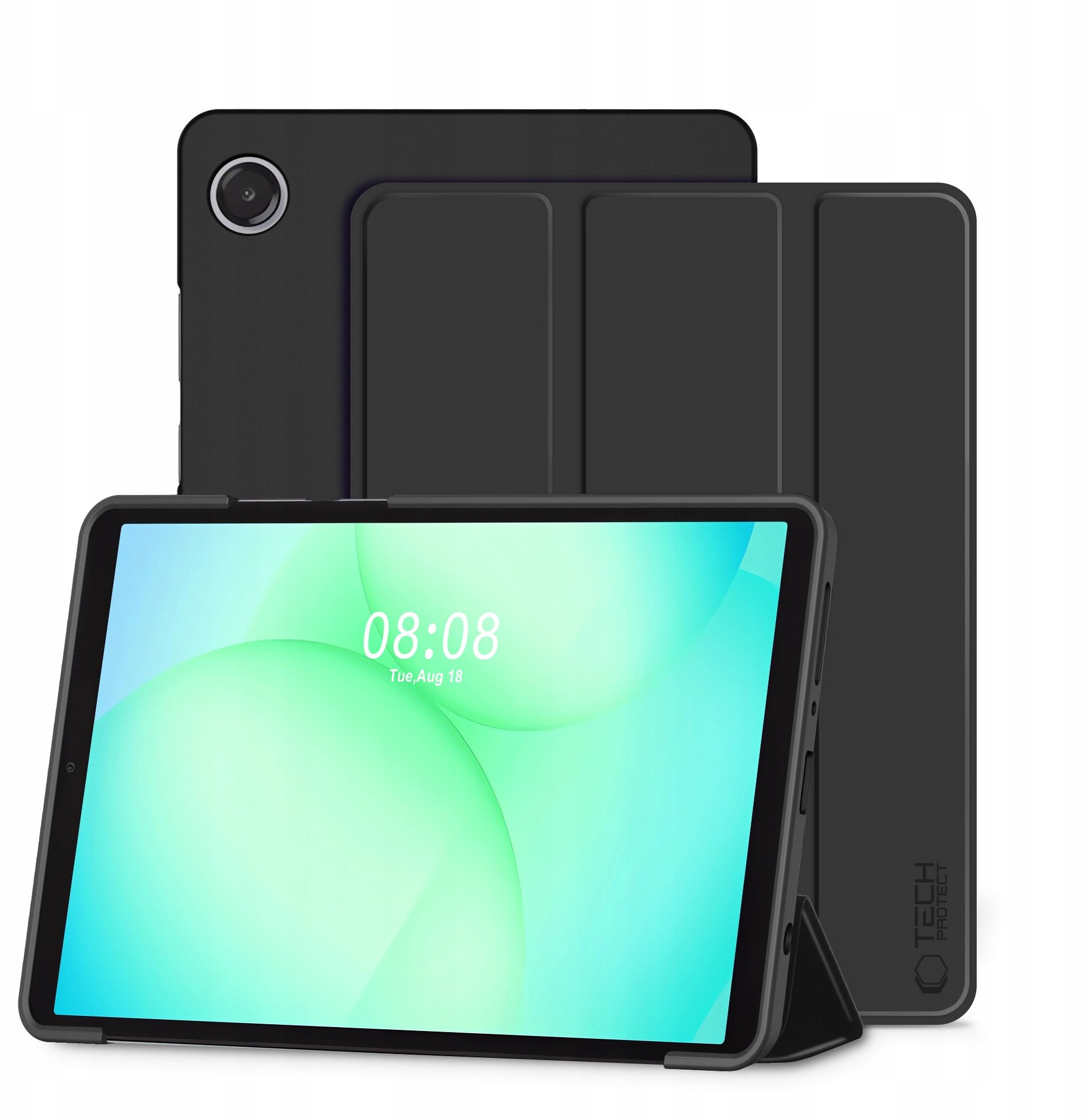 Mbrojtëse tableti Tech-Protect SmartCase Galaxy Tab A9 A11 8.7, funksion zgjim fjetje, e zezë