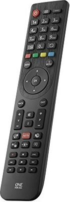 Pult TV One For All Pilot RTV, zëvendësues për Telefunken, 2x AAA, i zi