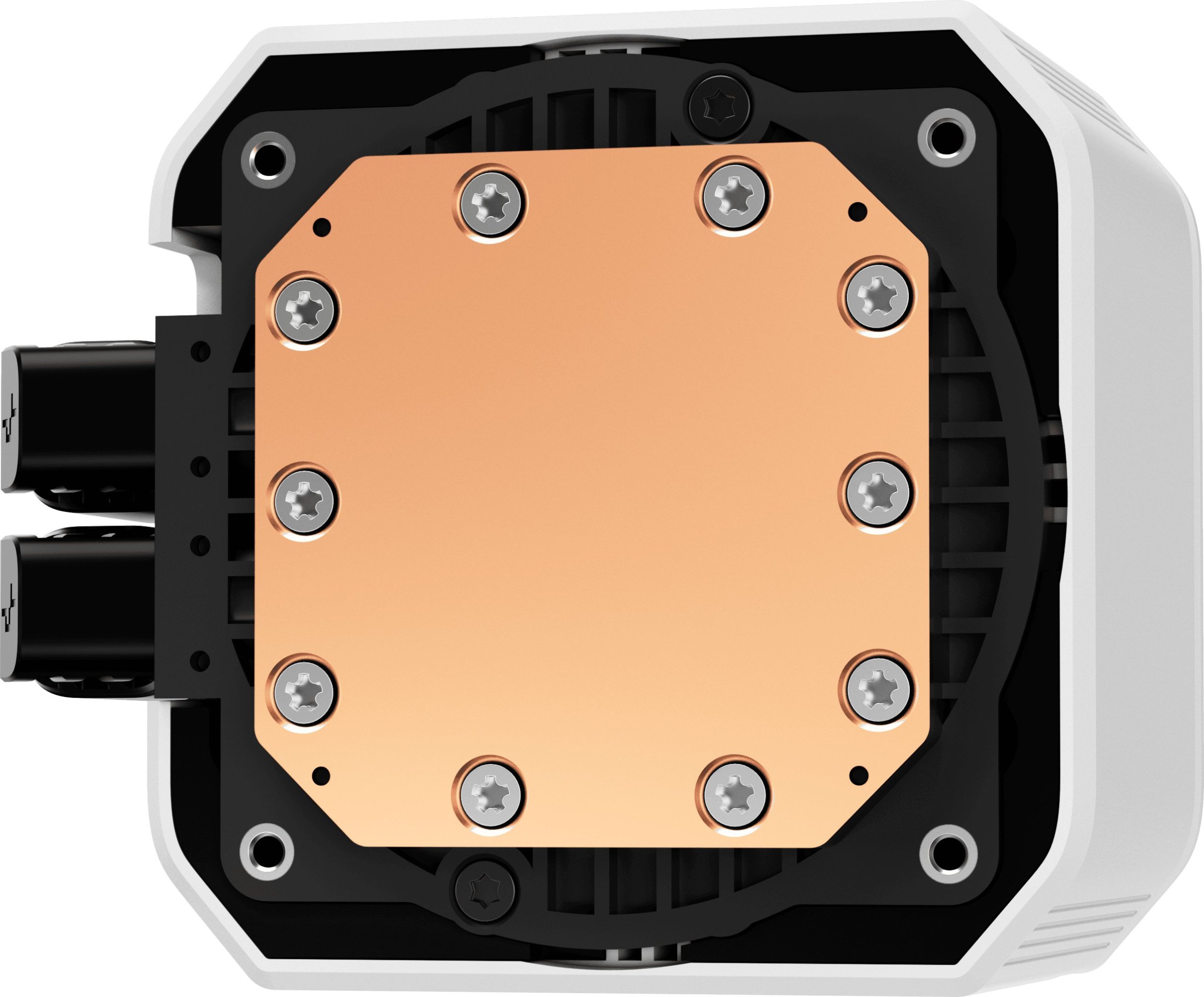 Ftohës uji DeepCool Mystique 360 WH ARGB, 360mm, ekran LCD 2.8", i bardhë