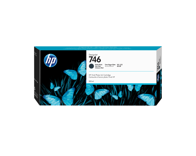 Katrushë boje HP 746, matte black, 300 ml