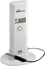 Sensor i motit TFA WeatherHub 30.3302.02, i bardhë