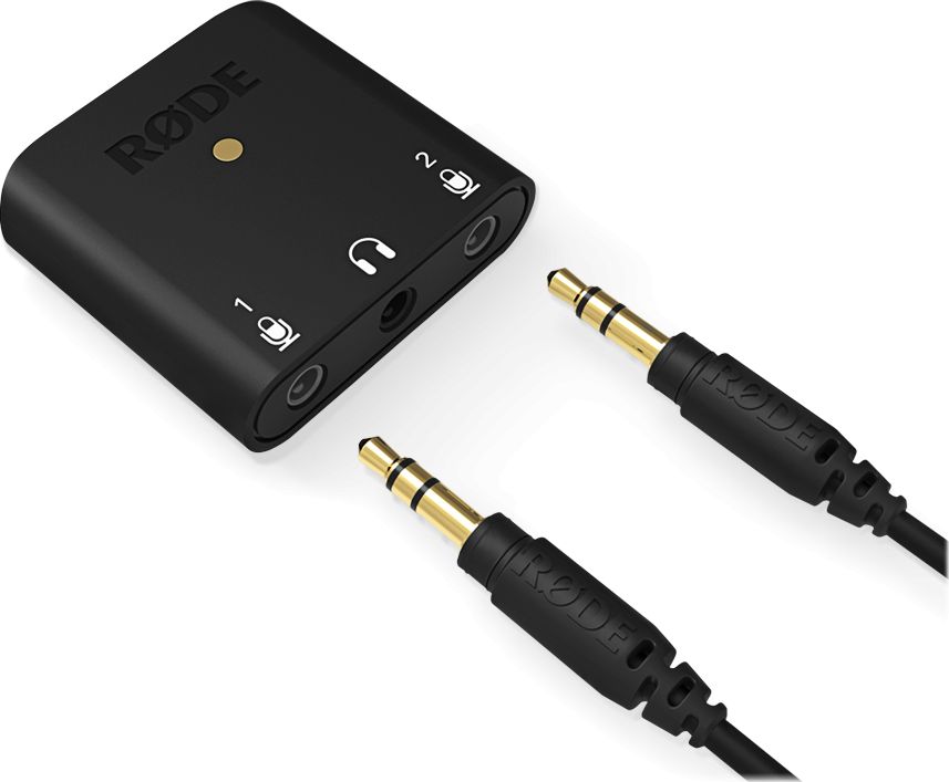 Ndërfaqe audio RØDE AI-Micro Lightning, 2 kanale, lidhje Lightning, e zezë