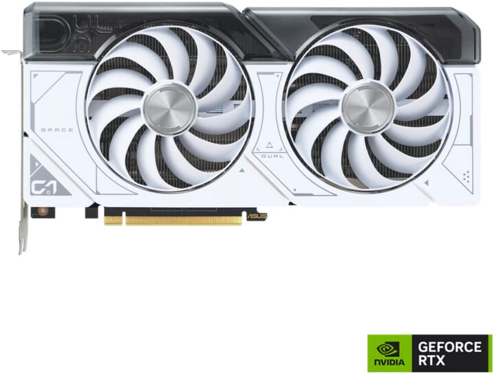 Kartelë grafike ASUS Dual GeForce RTX 4070 SUPER White OC Edition, 12GB GDDR6X