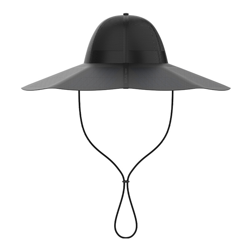Kapelë dielli EcoFlow Power Hat L XL, karikim diellor USB, IP65, e zezë