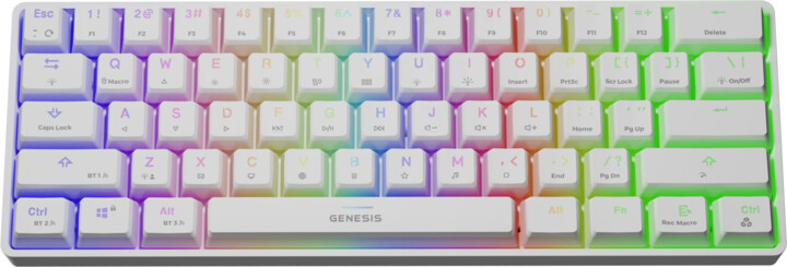 Tastierë Genesis Thor 660, Gateron Brown, US, e bardhë