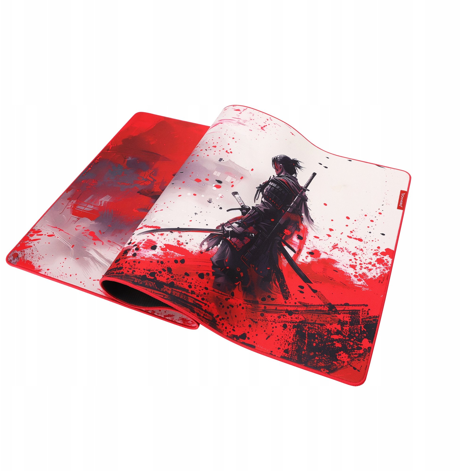 Mousepad gaming Marvo MONKA ZOWA XL, 900 x 400 x 3.5 mm, e kuqe e bardhë
