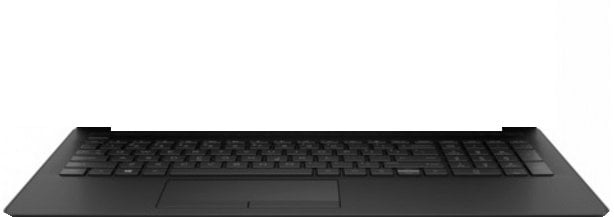 Bazë laptopi me tastierë HP L20387-071, pjesë zëvendësuese, origjinale, e zezë