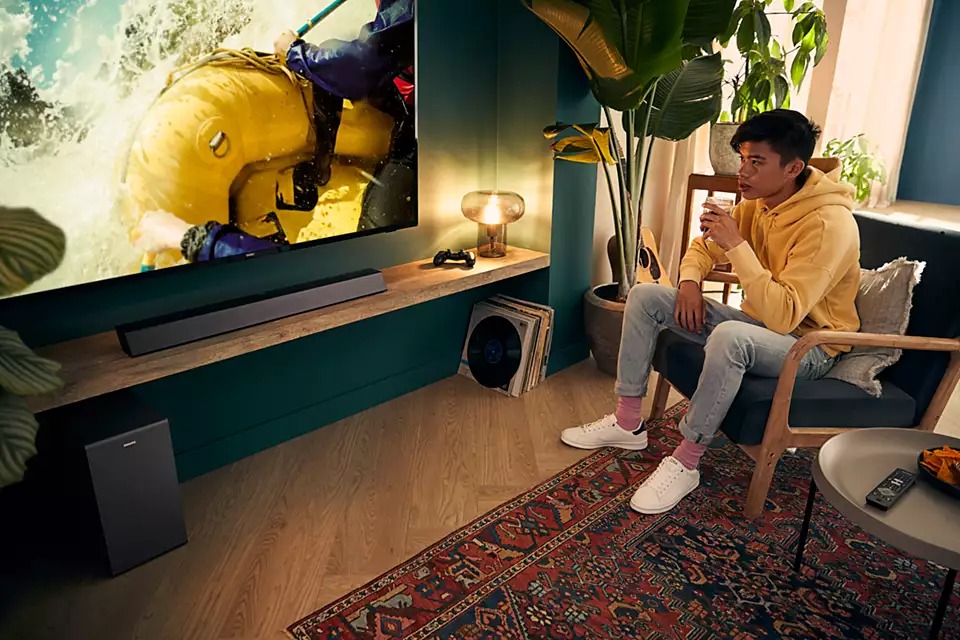 Soundbar-Subwoofer Philips TAB7305/10, 300W 2.1CH, bluetooth wireless