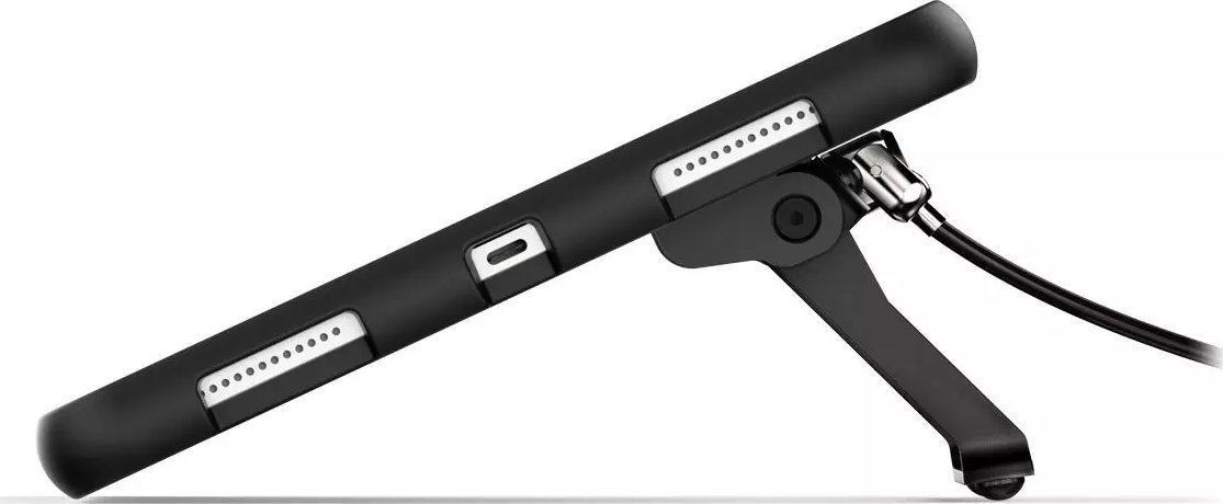 Mbështjellës tableti Compulocks iPad 10.9" 10th Gen Secured Kickstand, bumper gome, me këmbë mbajtëse, i zi