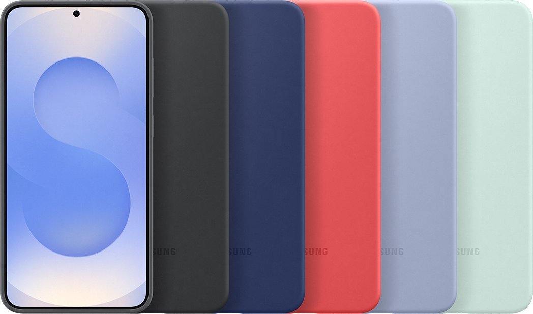 Футрола силиконска Samsung за Galaxy S25 Plus, оригинална, светло сина