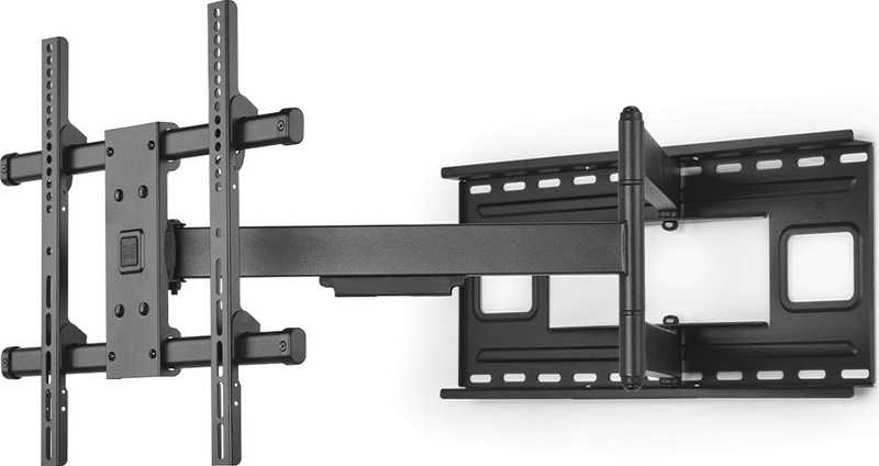 Mbajtës muri për TV One For All Solid Turn 180 XL, 32" 77", i rrotullueshëm dhe i anueshëm, i zi
