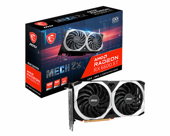 Kartelë grafike MSI RX 6600 XT MECH 2X 8G OC AMD Radeon RX 6600 XT 8 GB GDDR6