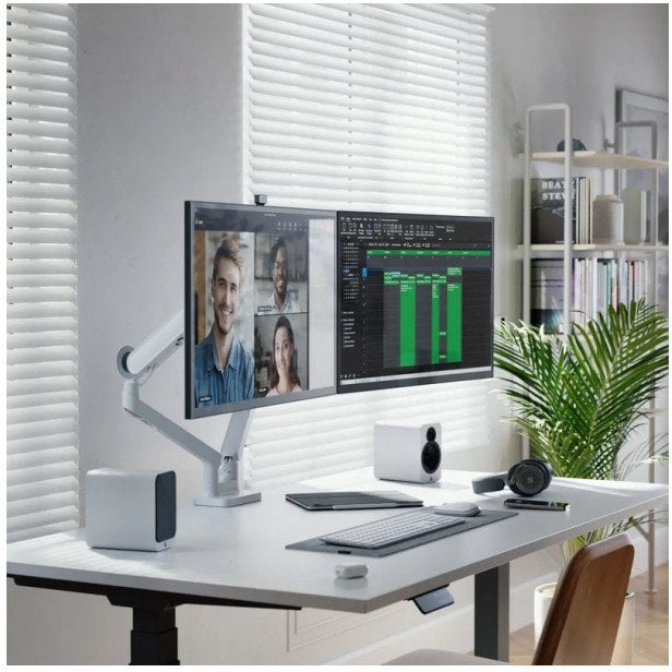 Krah monitori ALOGIC C32GMA2, 17-32", mbajtës tavoline, i bardhë