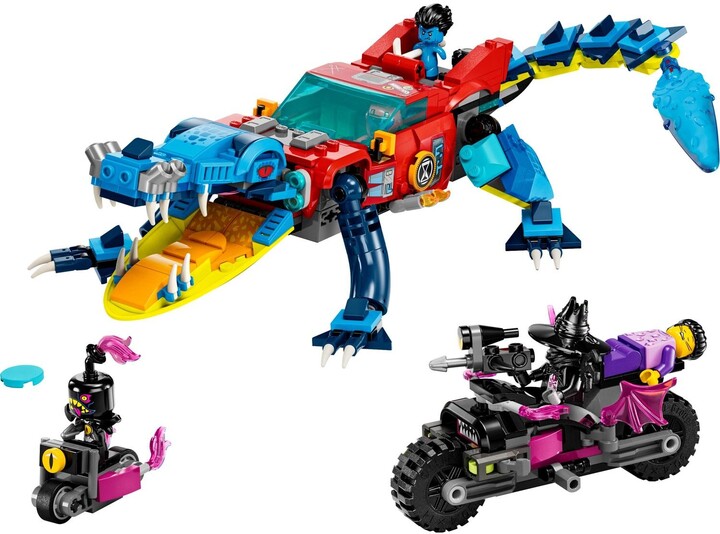 Set LEGO® DREAMZzz™ 71458 Crocodile Car, 494 pjesë