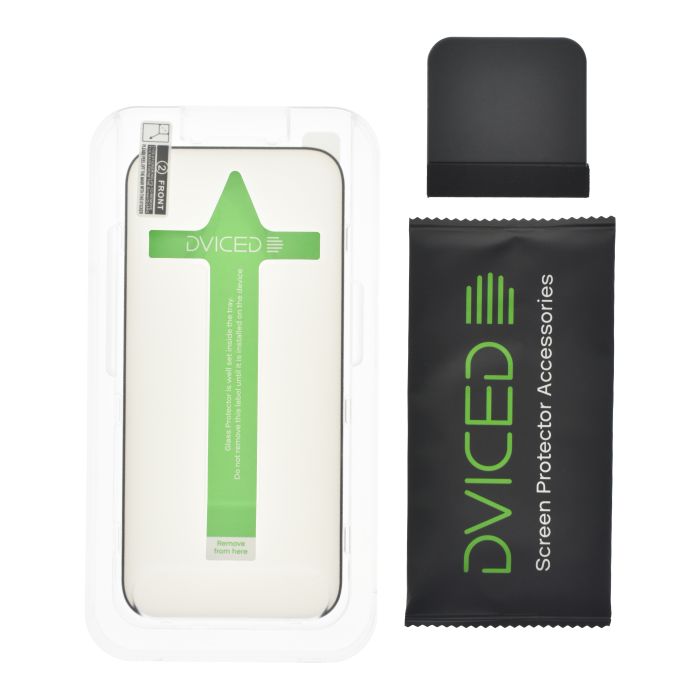 Dviced Tempered Glass Screen Protector Edge To Edge For iPhone 16 Pro With Applicator
