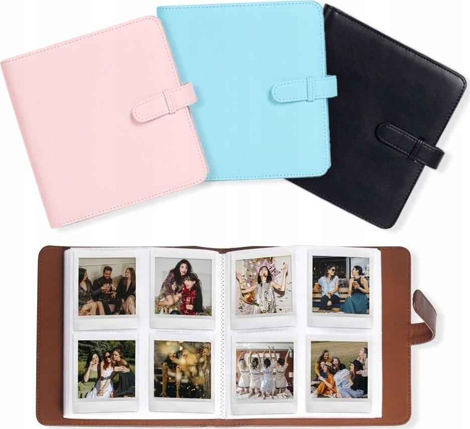 Album foto LoveInstant për Fujifilm Instax Square, 288 foto, i zi