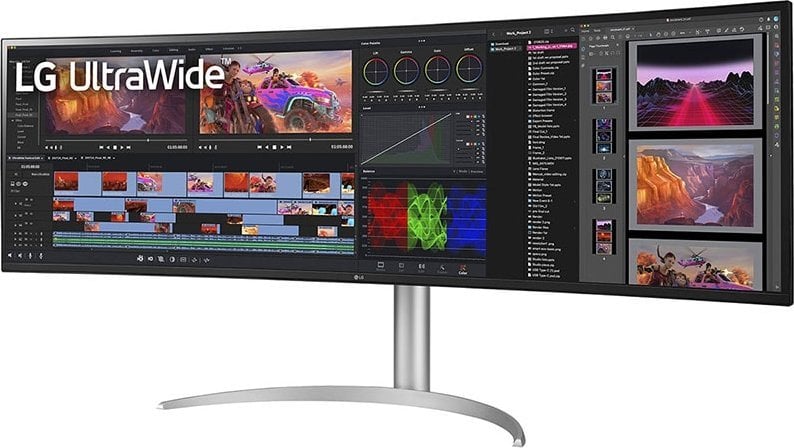 Monitor LG UltraWide 49BQ95C-W, 49", QHD, i bardhë