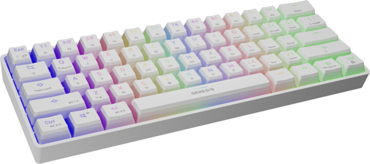 Tastierë Genesis Thor 660, Gateron Red, US, e bardhë
