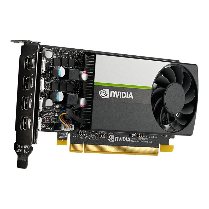 Kartelë grafike PNY Quadro T1000, 4GB GDDR6, profesionale, e zezë