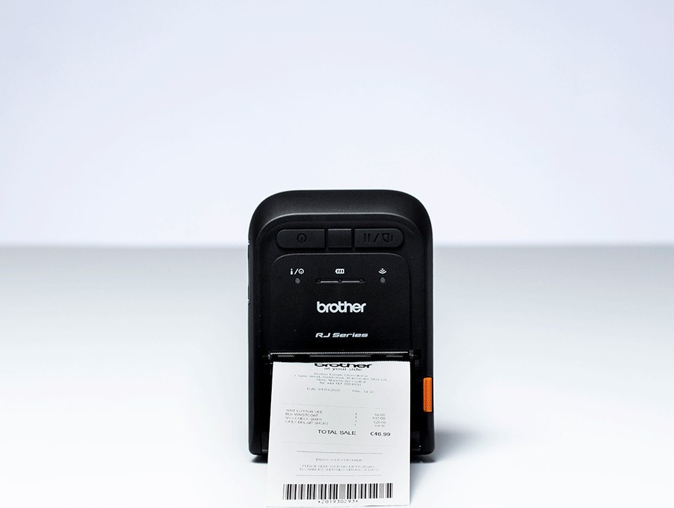 Printer portabël termik Brother RJ-2055WB, 2", 203 DPI, i zi
