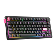 Tastierë mekanike ONIKUMA MT706, RGB, wireless 2.4GHz Bluetooth, e zezë