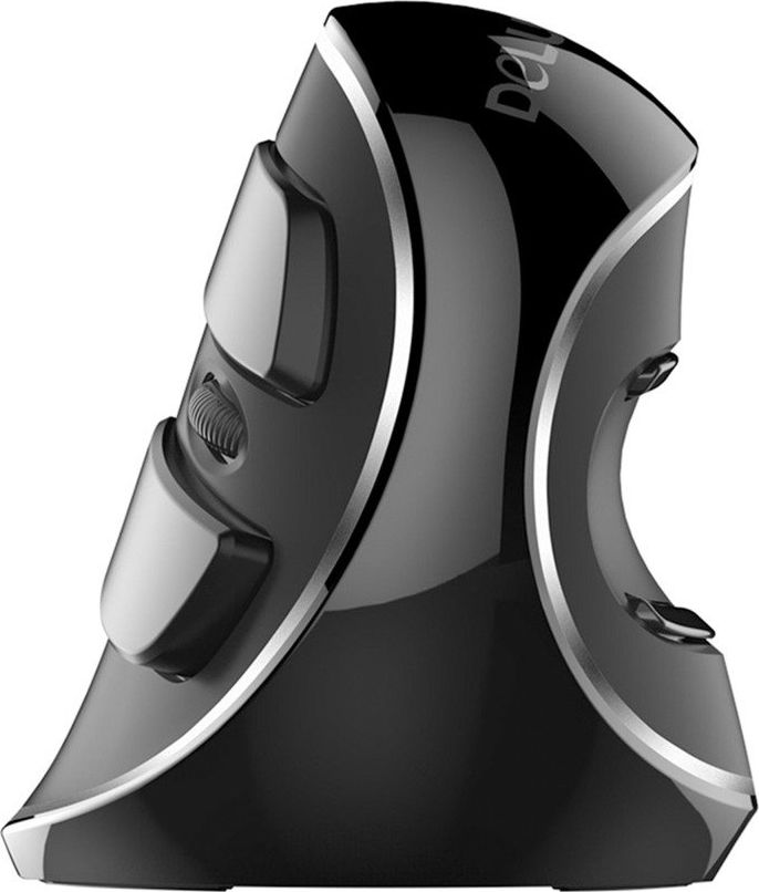 Maus ergonomik Delux M618, wireless, 1600 DPI, argjendtë