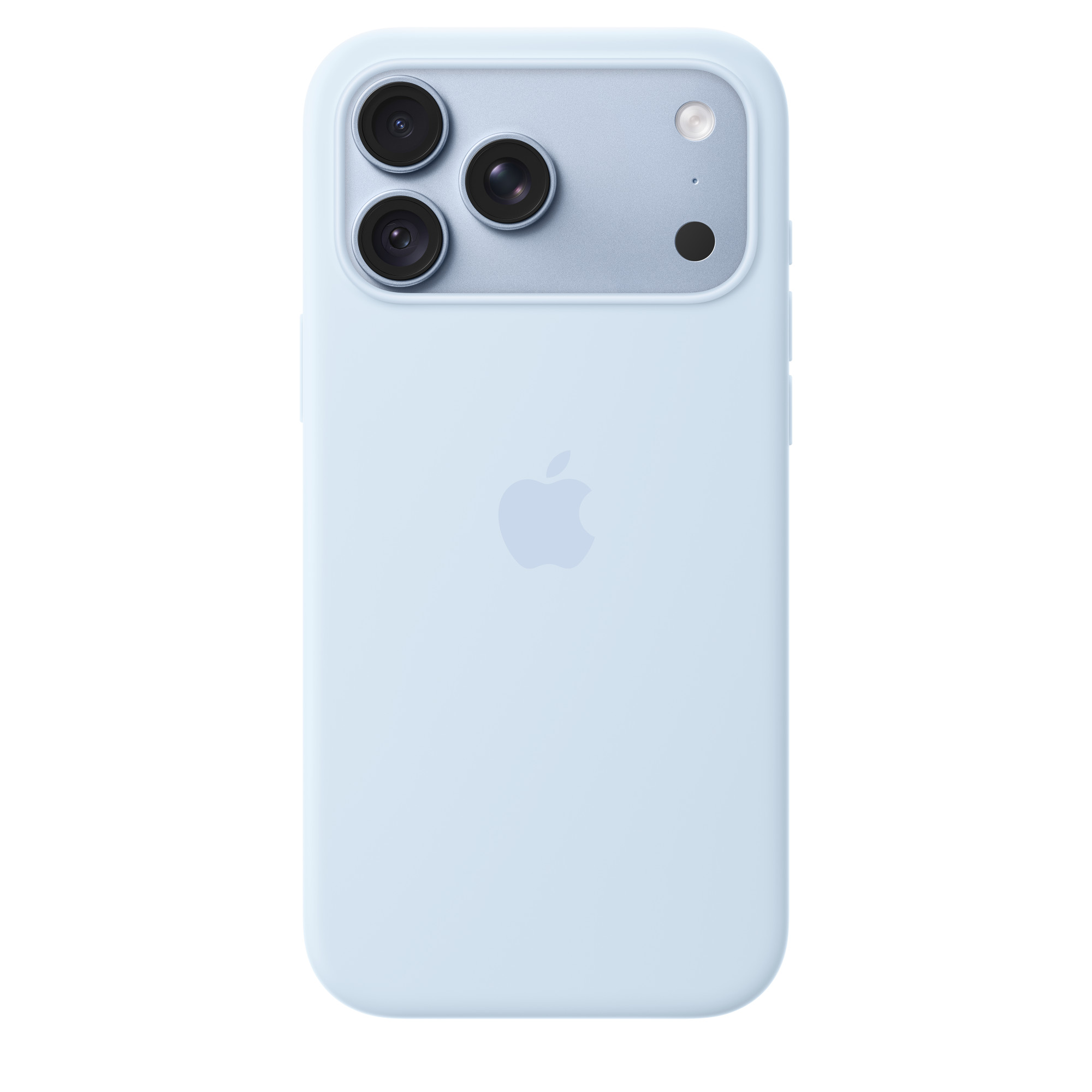 Apple iPhone 18 Pro Max Silicone Case with MagSafe, Crisp Blue