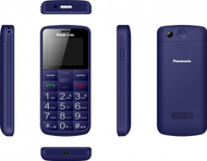 Telefoni mobil Panasonic KX-TU110EX, 1.77", Dual SIM, Bluetooth, blu i errët