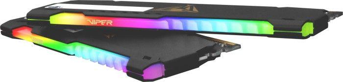 Memorie Patriot Viper Steel RGB, DDR4, 64 GB, 3200 MHz, CL18, PVSR464G320C8K