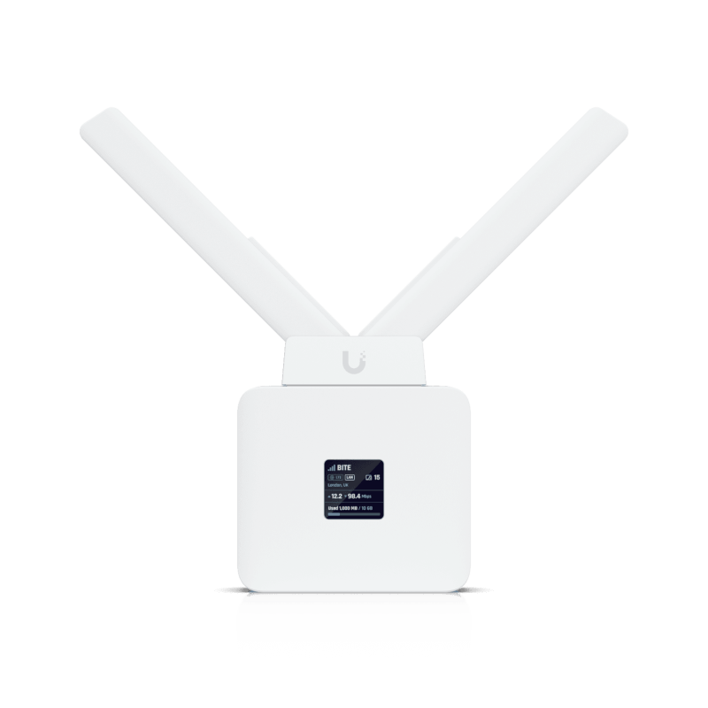 Ruter celular Ubiquiti UMR, LTE, WiFi, i bardhë