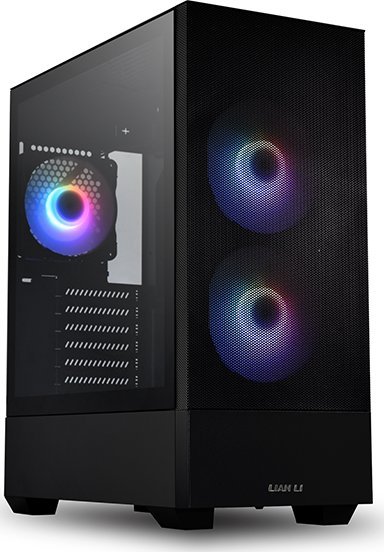 Kasë Lian Li LANCOOL 205 Mesh C ARGB, e zezë, Midi Tower