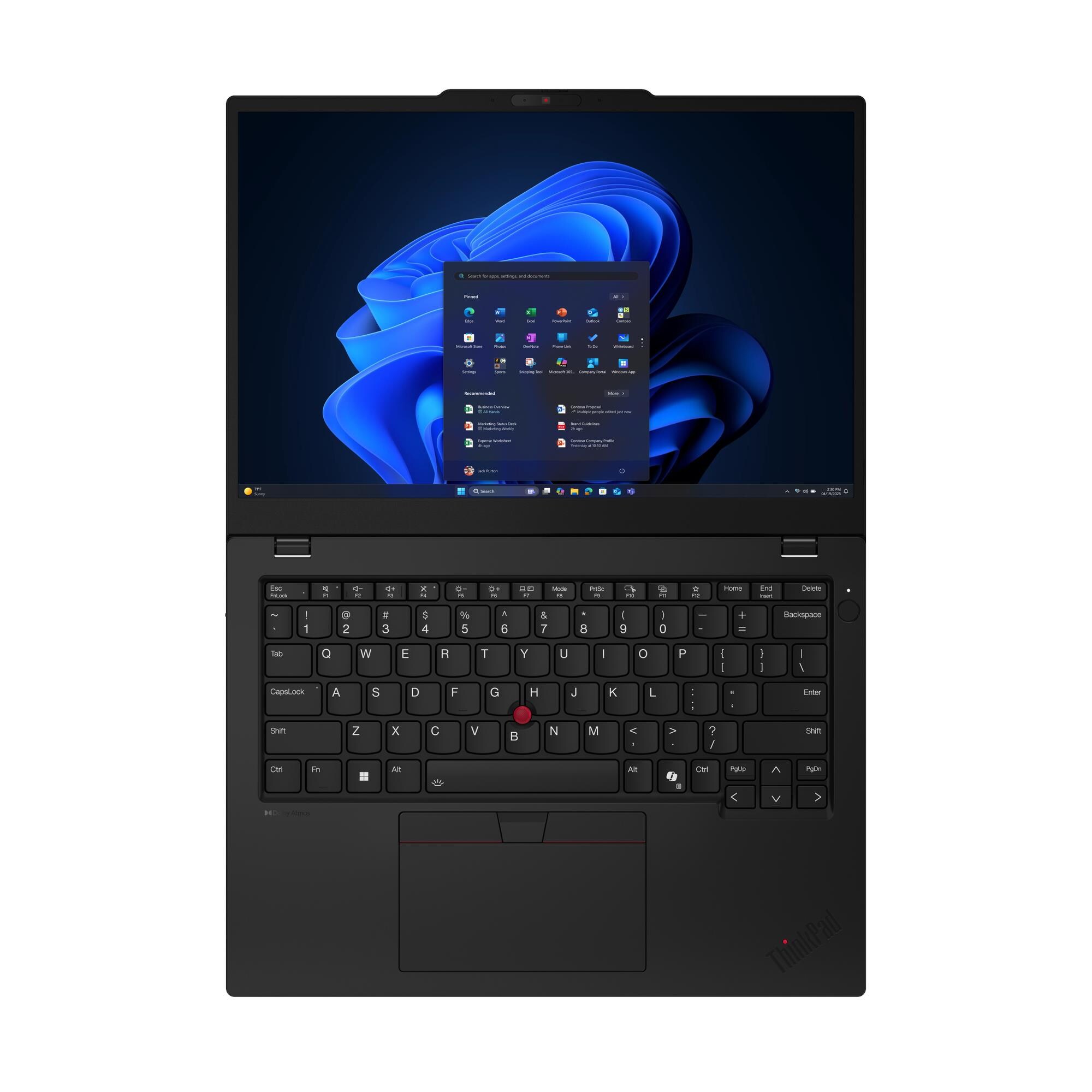 Pjesë këmbimi për notebook Lenovo ThinkPad L13 Gen 6, origjinale, e zezë