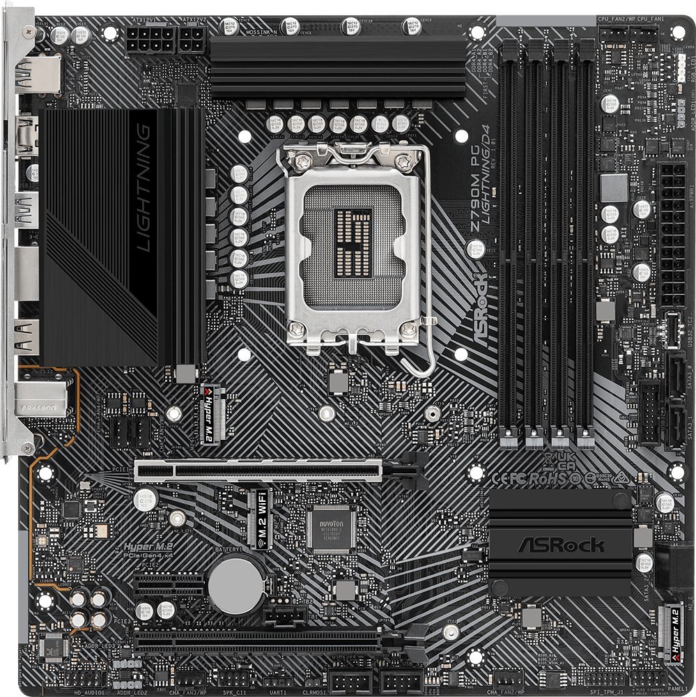 Pllakë amë ASRock Z790M PG LIGHTNING/D4