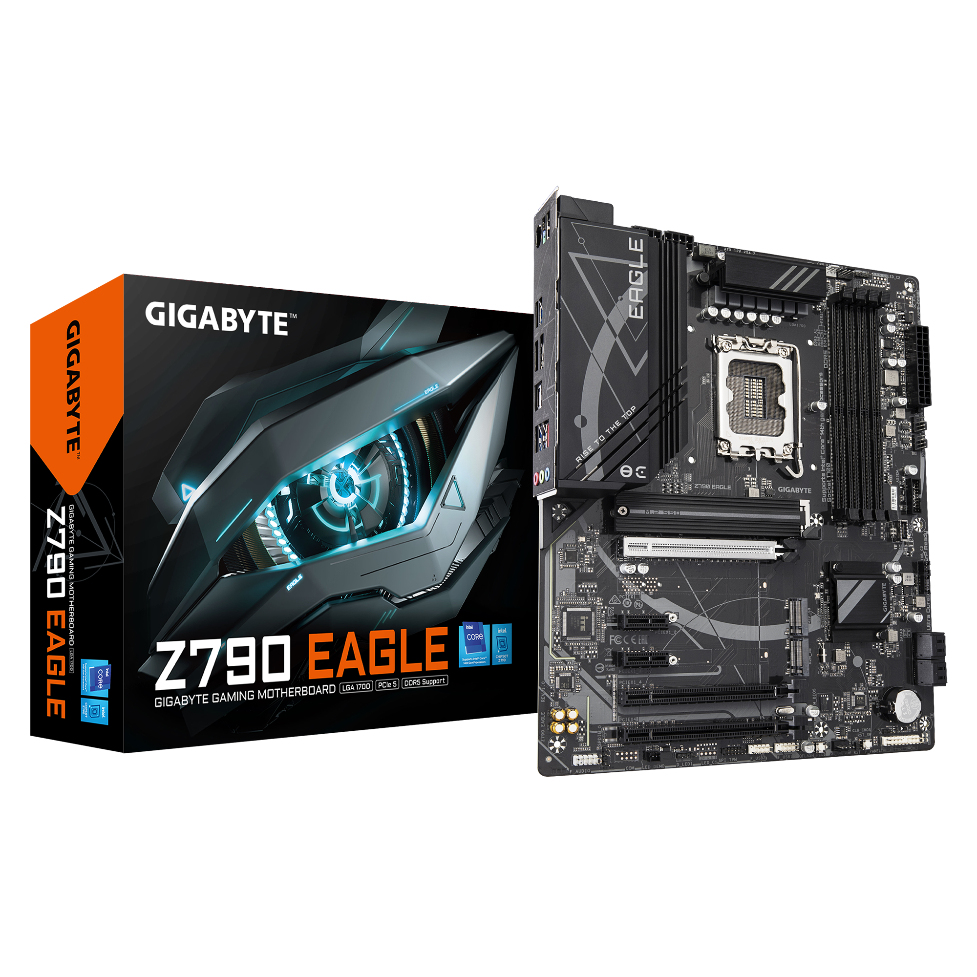 Pllakë amë GigaByte MB Intel Z790 Chipset, Intel Core 14th, DDR5, 2.5GbE LAN, e zezë