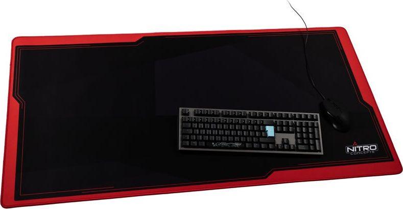 Mauspad Nitro Concepts Deskmat DM12, XXL, i kuq