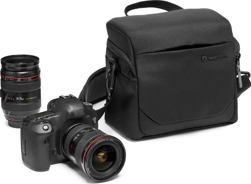 Çantë shpatulle për kamera Manfrotto Advanced Shoulder Bag L III, 6L, e zezë