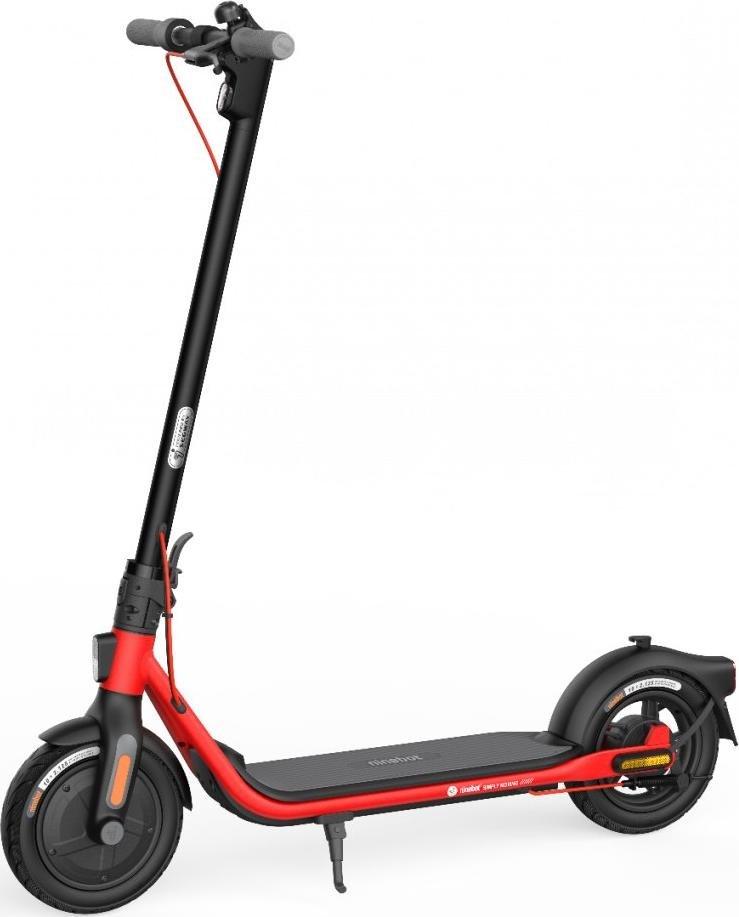 Skuter elektrik Segway Ninebot D38E, motor elektrik, palosës, i kuq