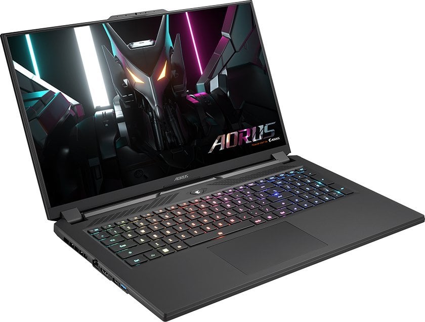 Laptop Aorus 17H BXF, 17.3", Intel Core i7-13700H, 16 GB RAM, 2 TB SSD, NVIDIA GeForce RTX 4080, i zi