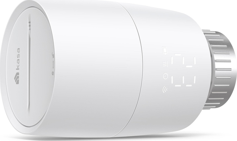 Termostat radiatori inteligjent TP-Link Kasa KE100, WiFi, kompatibil me Alexa dhe Google Assistant, i bardhë