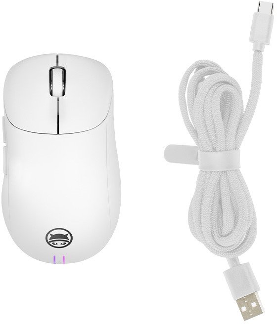 Maus gaming GAMIAC PA50, USB, sensor optik PixArt, i bardhë