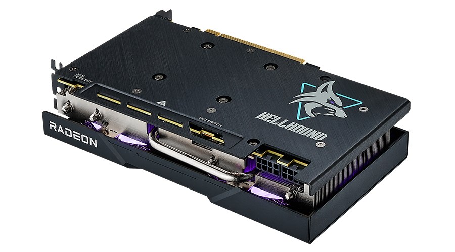 Kartë grafike PowerColor Hellhound AMD Radeon RX 7600 XT, 16 GB GDDR6