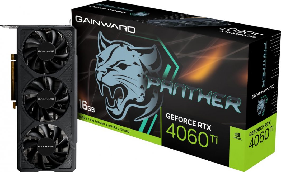 Kartelë grafike Gainward GeForce RTX 4060 Ti Panther 16GB GDDR6