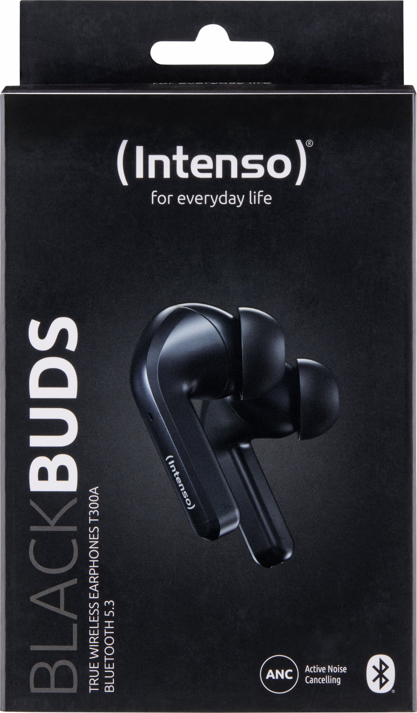 Kufje wireless Intenso Buds T300A, True Wireless Stereo, Bluetooth, të zeza