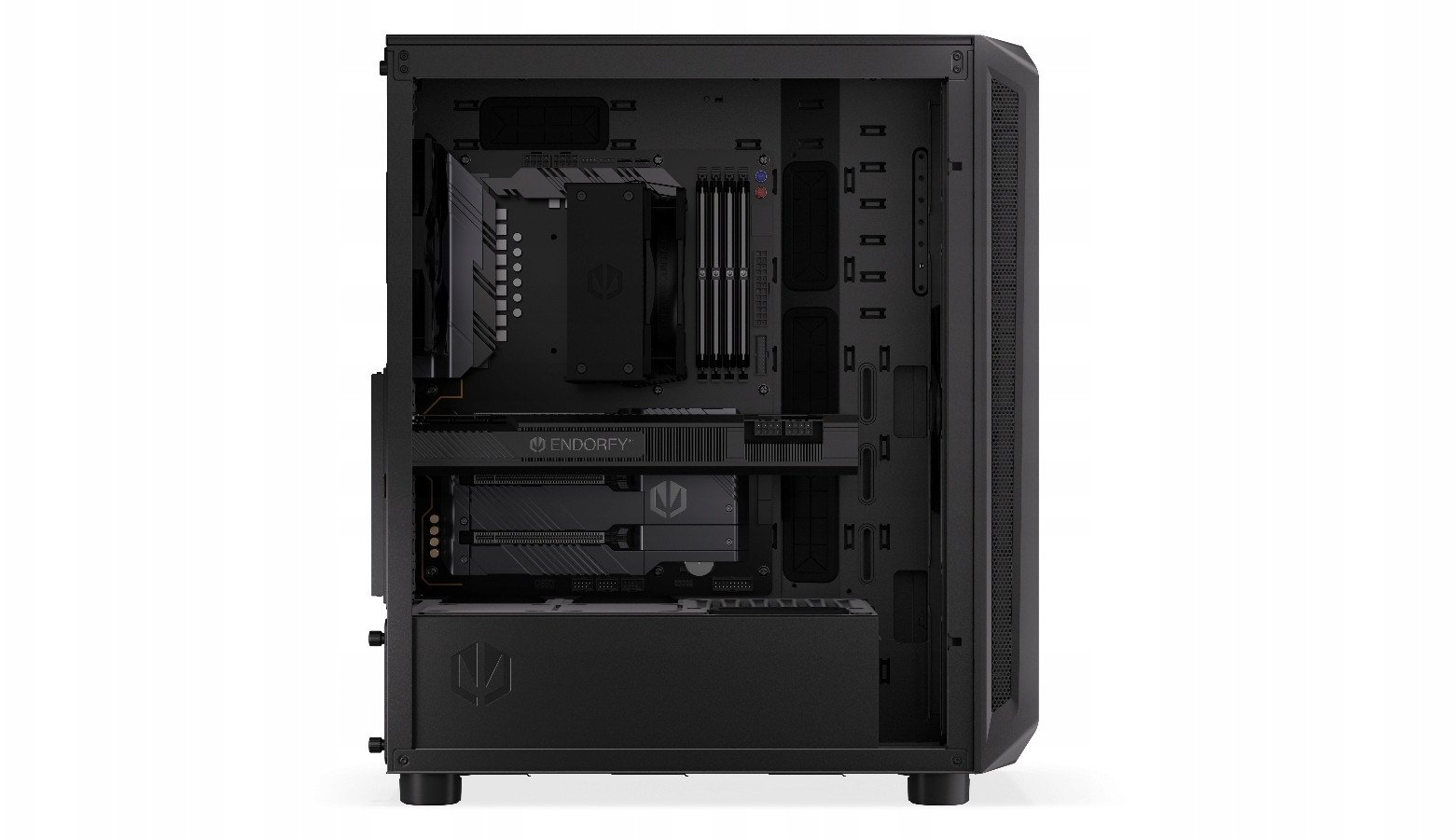 Kuti kompjuteri ENDORFY Arx 500 Core, MIDI Tower, xham i temperuar, e zezë