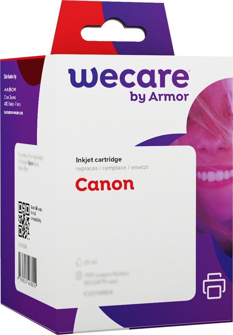 Set bojë printeri WECARE për Canon PGi-580XXL CLi-581XXL, CMYK, kapacitet XXL