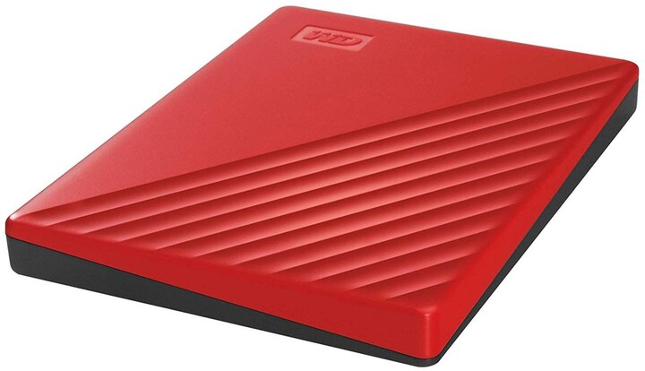 Disk WD My Passport Portable, 4TB, i kuq