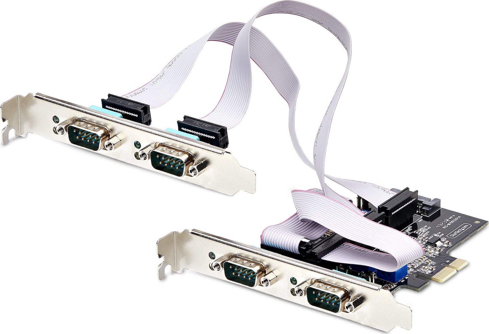 Karta serike StarTech.com PEX4S1050LP, PCI Express, 4 porta RS232 RS422 RS485, low profile