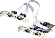 Karta serike StarTech.com PEX4S1050LP, PCI Express, 4 porta RS232 RS422 RS485, low profile