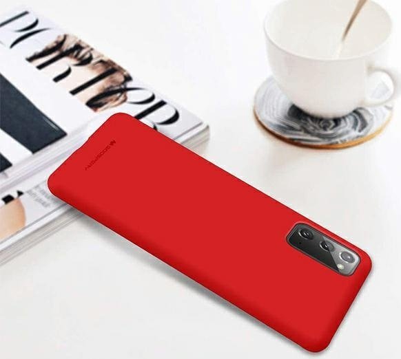Mbulesë telefoni Mercury Soft për iPhone 15 Pro 6.1", TPU, e kuqe