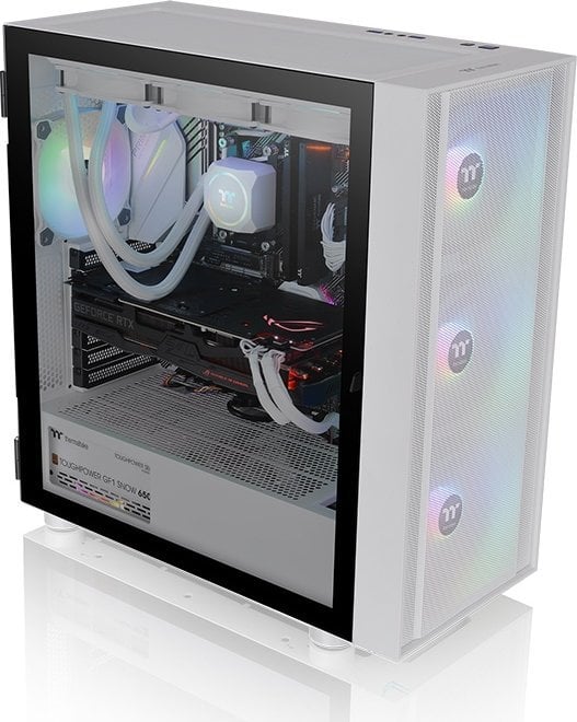 Kasë Thermaltake Divider H570 TG ARGB Snow, Midi Tower